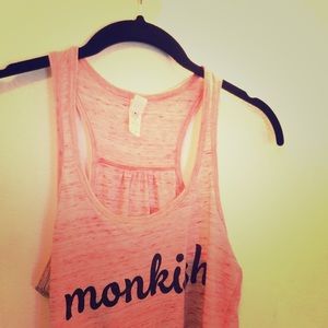 Racer back tee “Monkish” brewery